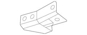 167-343-13-00 Mercedes-benz Genuine Battery Side Bracket