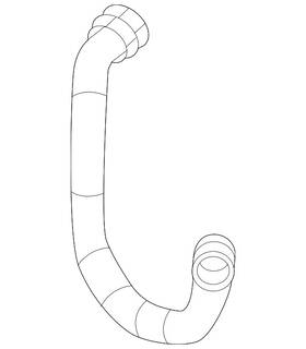 167-500-49-02 Mercedes-benz Genuine Water Feed Tube