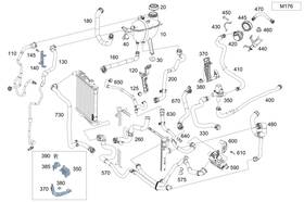167-830-97-02 Mercedes-benz Genuine Hose Line