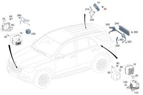 223-901-69-02 Mercedes-benz Genuine Control Unit