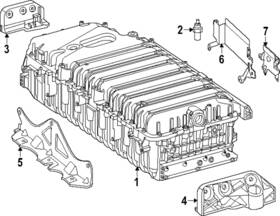 789-545-00-01 Mercedes-benz Genuine Bracket