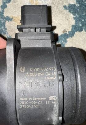 A0000943448 Mercedes-benz Sprinter Mass Air Flow Sensor Oem