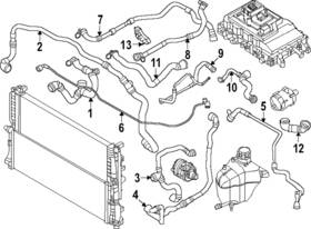 17-12-8-741-785 Mini Genuine Drive Motor Battery Pack Coolant Hose