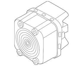 65-12-5-a35-5b6 Mini Genuine Hybrid / Electric Vehicle Sound Alert Speaker