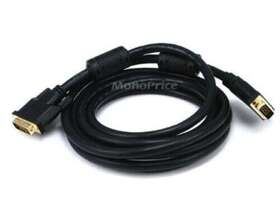 102759 Monoprice 844660027591 3m 28awg Cl2 Dual Link Dvi-d Cable - Black. Best Price
