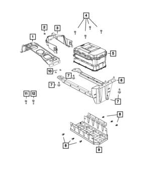 05188082af Mopar Genuine Dust Shield