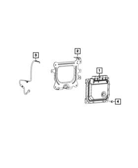 68580042ac Mopar Genuine Ev Control Unit Bracket
