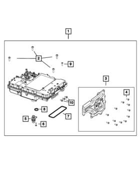 68599477aa Mopar Genuine Inverter Module Gasket