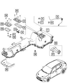 68628514aa Mopar Genuine Battery Cover