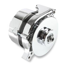 5124 Mr. Gasket Chrome Alternator-ford 80 Amp