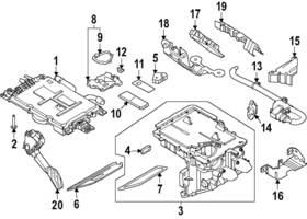 237d1-5mp0a Nissan Genuine Control Module Bracket