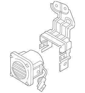281h0-3nf1a Nissan Genuine Pedestrian Spkr