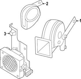 281h3-5mp0a Nissan Genuine Pedestrian Spkr