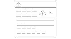993b1-3nf1a Nissan Genuine Caution Label