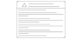 993b2-3nf1b Nissan Genuine Caution Label