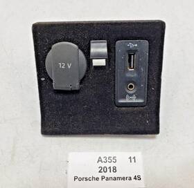 971857273 Porsche 2017-2023 Oem Panamera 4s 971 Console Usb Charging Port Power With Trim