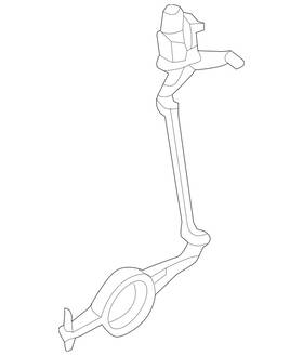 982616214b Porsche Genuine 718 Cayman 982 Level Sensor Left