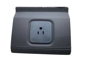 Pt00003094-d Rivian 2022-2024 R1t Rear Center Console Power Outlet Plug Socket With Cover Panel