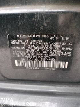 Subaru 81302fj014 Crosstrek 2017 Dash Wire Harness 9166486