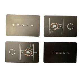 1131087-21-k Tesla Key Card Smart Keycards Model Y 3 X S Cybertruck Temporary Access Lot Of 4