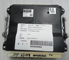 89661-04g60 Toyota 2013-2014 Tacoma Electronic 62005 Control Module 2.7 Mt
