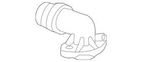 0eh-121-131 Volkswagen Genuine Water Pipe