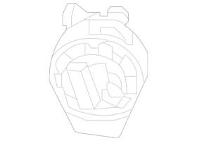 1ea-965-567-k Volkswagen Genuine Water Pump
