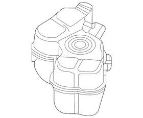 1ek-121-407-a Volkswagen Genuine Expansion Tank