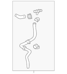 5qe-122-109-m Volkswagen Genuine Hose Assembly