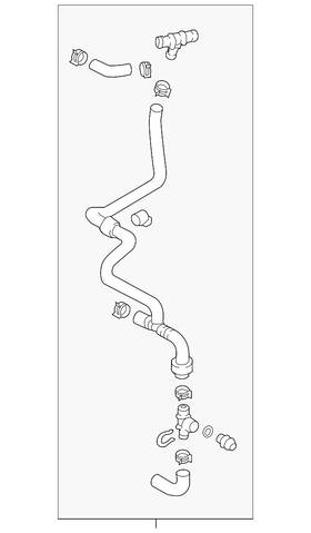 5qe-122-109-n Volkswagen Genuine Hose Assembly