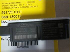 591.vo1q11 Volvo S80 2011 Chassis Control Module