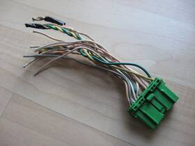 Volvo A2c53252683 Vnl Green 22-pin Inch A Connector With Wiring For Instrument Cluster #m266kn