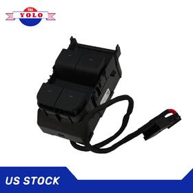 1081037-02-f Yolo Front Left Power Window Switch Matte For 21-22 Tesla Model S X
