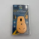 Camco Powergrip Rv Two-plug 15-AMP To Single 30-AMP Adapter Receptacle 125V. Fixed Price $29.95.