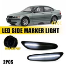 For Bmw E46 E60-61 E82 E88 E90 Smoked Sequential Led Bumper Side Marker Lights. Fixed Price $18.04.