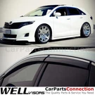 Wellvisors Window 08-17 For Toyota Venza Side Deflectors Chrome. Fixed Price $101.99.