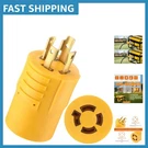30A 20A Generator Adapter Nema L14-30P L14-20R, Prong Safety Plug. Fixed Price $35.99.