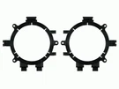 Metra 82-3002 5.25" 6.25" Speaker Adapter Bracket For Select 1995-2015 Gm. Fixed Price $19.99.