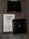 Alpine Two Way Speakers With Audio Processor. Fixed Price $1300.00.