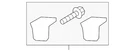 Genuine Volkswagen Repair Kit 7P0-998-226-A. Fixed Price $39.48.