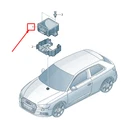 New Audi RS3 Headlight Control Units 8V0907357A Genuine. Fixed Price $567.18.