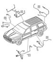 Genuine Mopar Rear Door Wiring Left 56049263AH. Fixed Price $5.68.