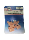 Big Brand (5) Nylon Flag Terminals ET97L 22-18 1/4" New!. Fixed Price $9.98.