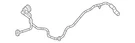 Genuine Mercedes-benz Bleed Line 253-501-70-00. Fixed Price $85.70.