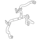 Genuine Gm Coolant Hose 85144666. Fixed Price $27.21.