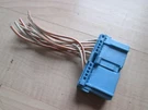 Volvo Vnl Blue 30-PIN "c" Connector W/ Wiring For Instrument Cluster #M266QK. Fixed Price $17.95.