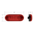 Saber 32 Led 6" Oval Stop Turn & Tail Light. Fixed Price $23.99.