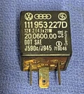 Volkswagen/audi German Turn Signal Relay 111953227D. Fixed Price $9.95.