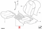 Genuine Mini Cooper R52 Sports Seat Upholstery Parts Right 52109112567. Fixed Price $557.67.