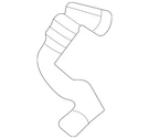 Genuine Ford Drive Motor Battery Pack Coolant Hose ML3Z-8D012-B. Fixed Price $72.17.